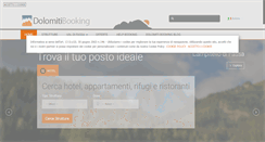 Desktop Screenshot of dolomitibooking.com